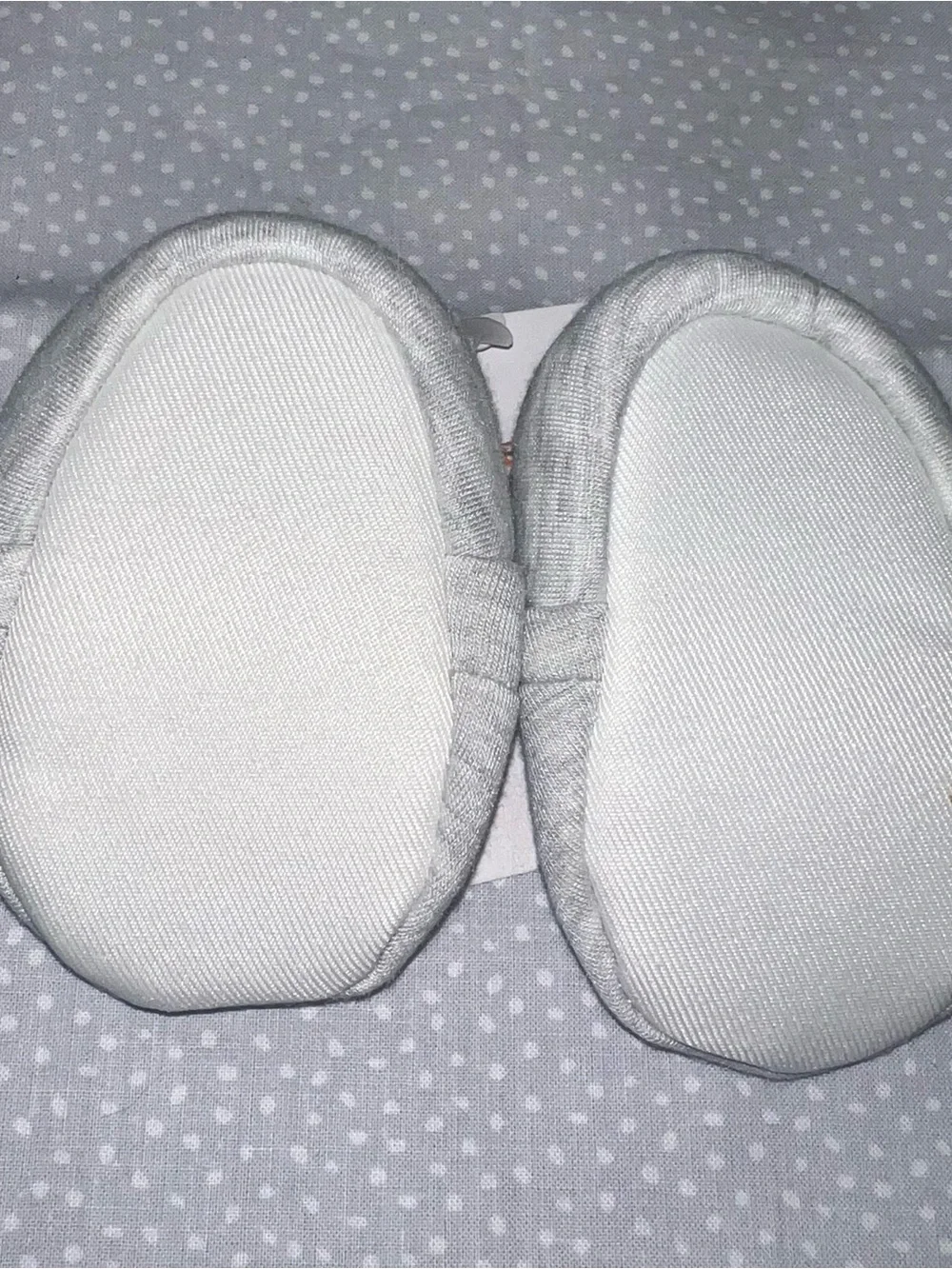 Just One You by Carters Gray Baby Moccasins